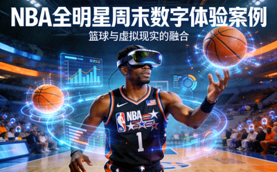 NBA全明星周末数字体验案例封面 - 篮球明星与虚拟现实元素